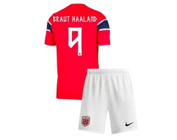 Norveška Erling Haaland #9 Domaci Dres za Dječji SP 2026 Kratak Rukavima (+ kratke hlače) Norveška Erling Haaland #9 Domaci Dres za Dječji SP 2026 Kratak Rukavima (+ kratke hlače)